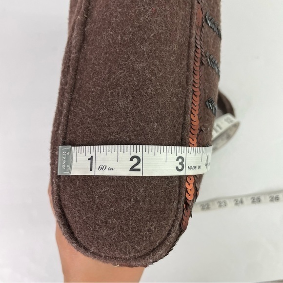 Brown‎ Sequins Felt Mini Tote - Picture 14 of 16